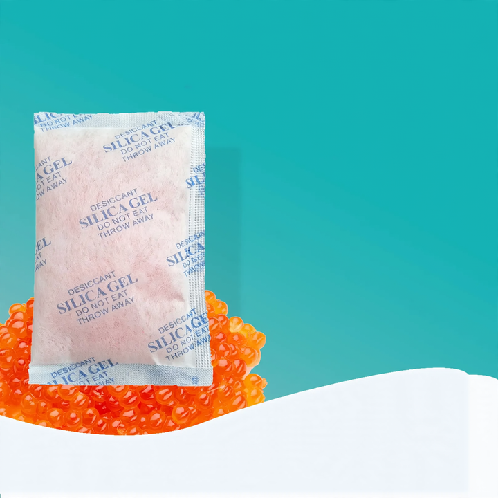 Color-changing silicone desiccant