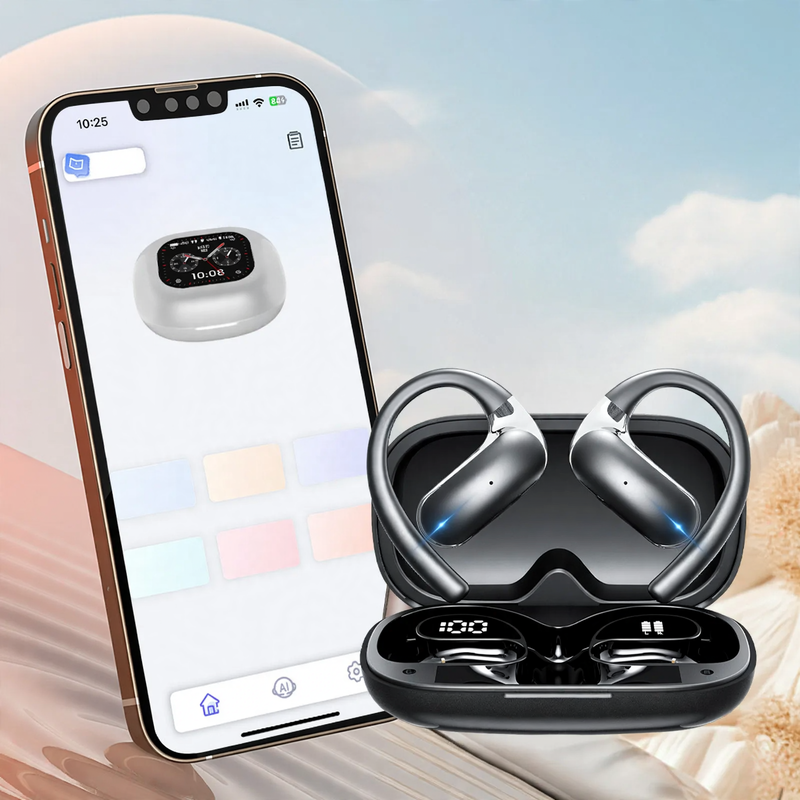 Open Bluetooth earbuds with AI translation YYK-Q65