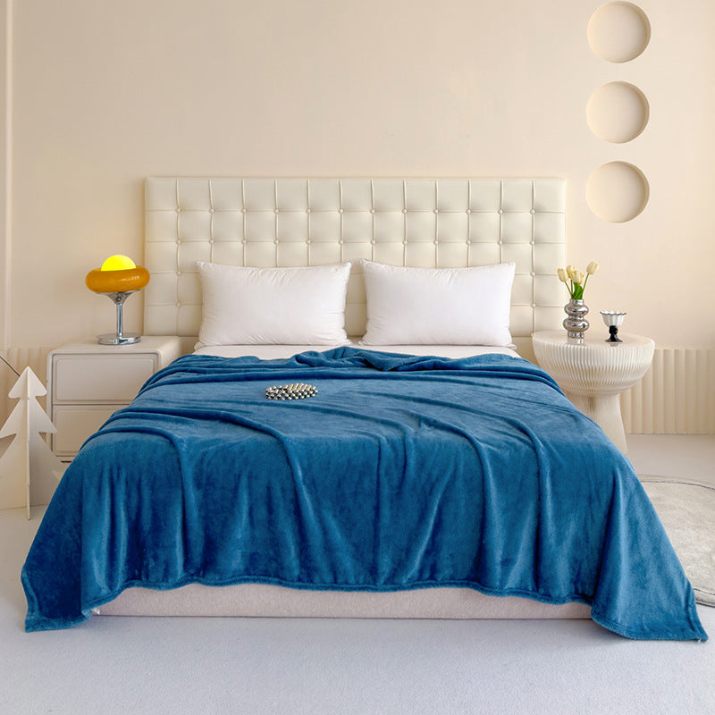 Solid Color Multifunctional Throw Blanket