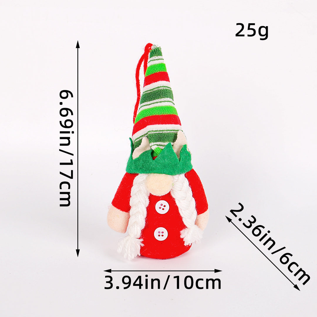 Bright Christmas Elf Figure with Sequins