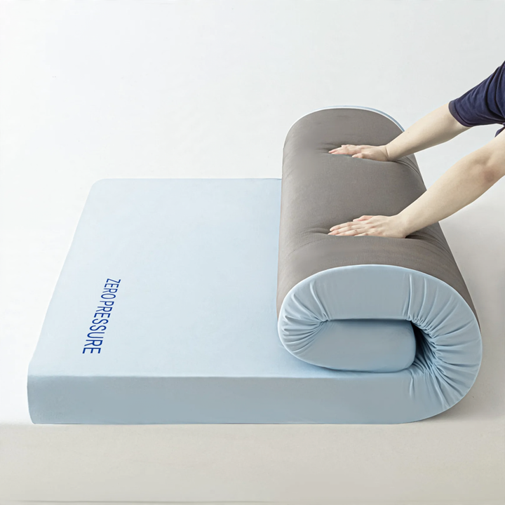 Memory foam mattress topper, 70 mm, removable cover