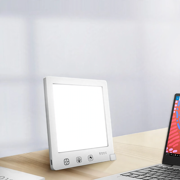LED Light Therapy Panel, 10000 Lux, 140x160x10 mm
