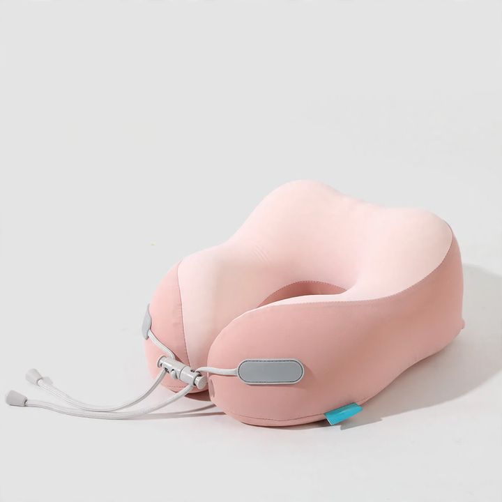 U-shaped neck pillow with ice silk fabric, portable