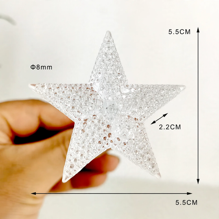 Transparent LED Star Decoration