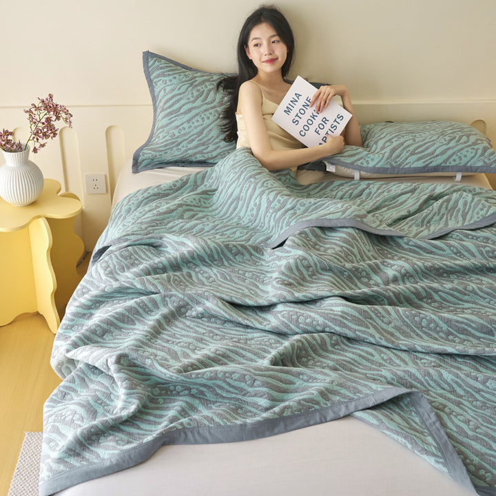 Nordic Style Cotton Gauze Blanket