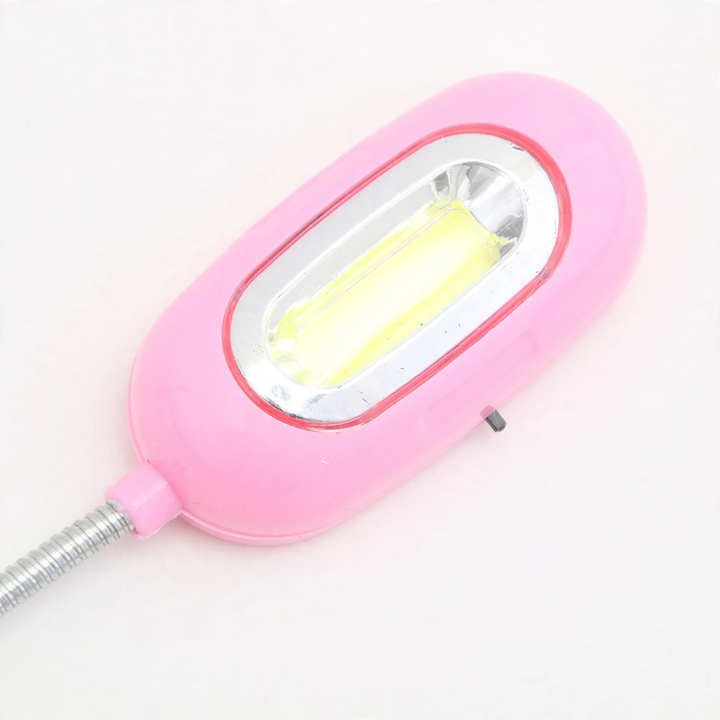 Mini-COB-Clip light with flexible neck