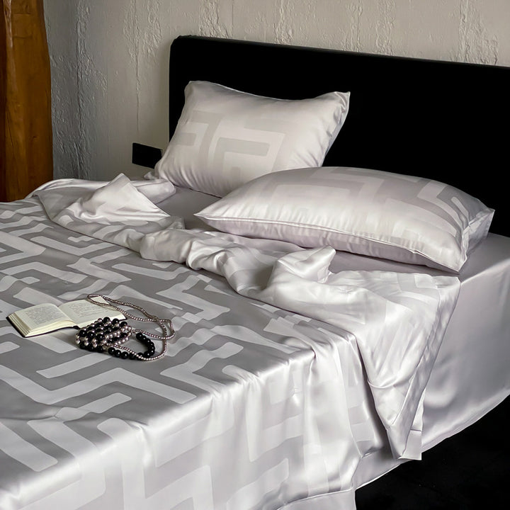 Summer duvet, 4-piece, Lyocell with silk