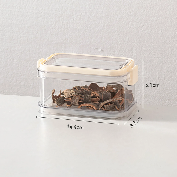 Stackable spice box with handle, 301–500 ml