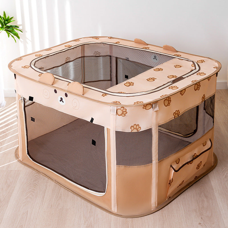 Foldable birth house for cats and small dogs