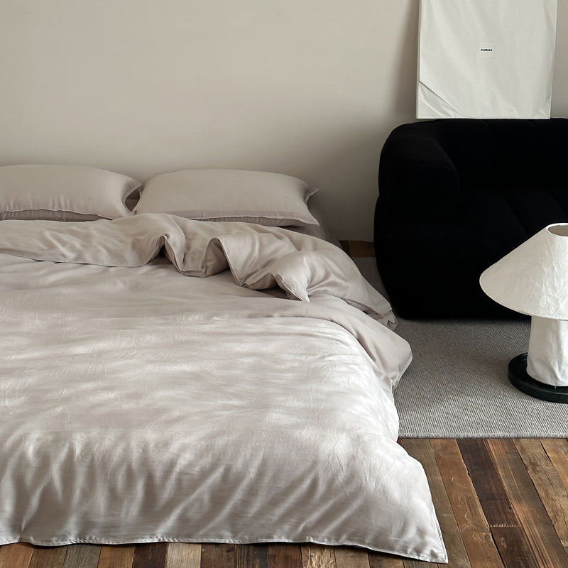 Summer bedding set made of Lyocell, 4-piece