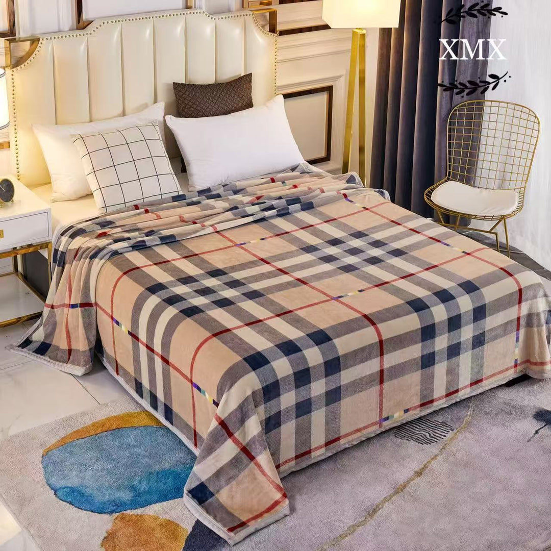 Striped throw blanket in various designs