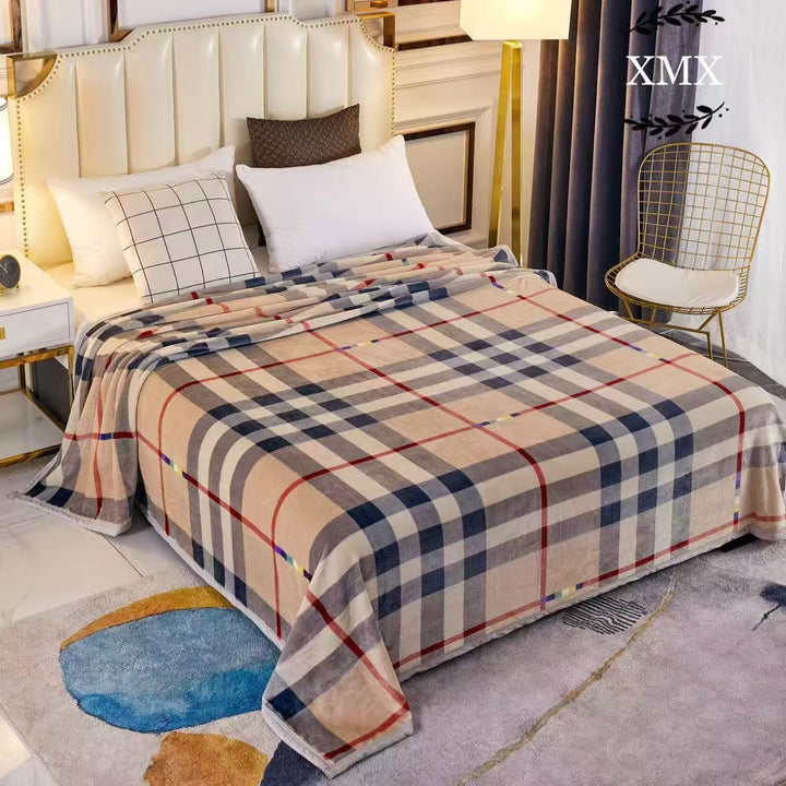 Striped throw blanket in various designs