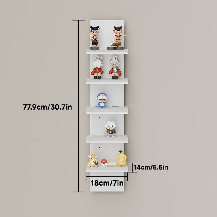Corner shelf made of dense plywood, multi-layered