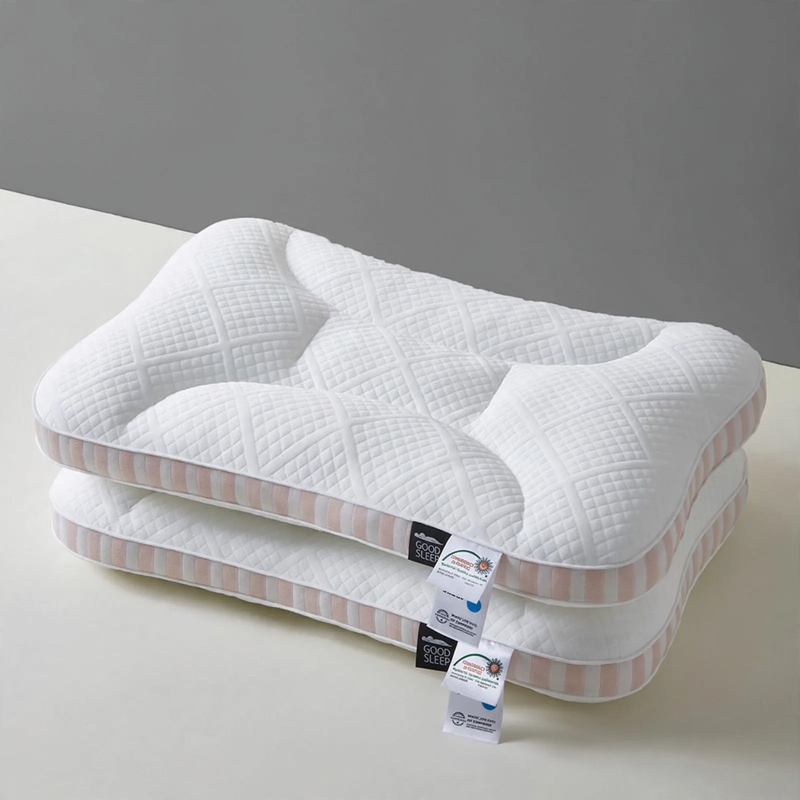 Ergonomic memory pillow, rectangular