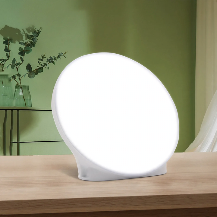 SAD-Light therapy lamp, round, with music function