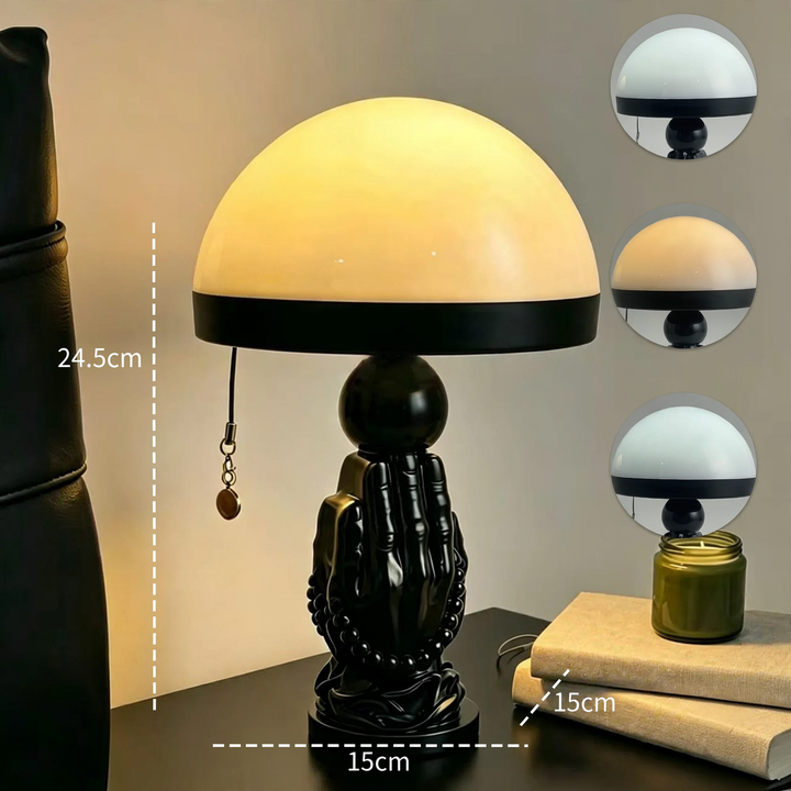 Vintage Mushroom Lamp with Dimming Function