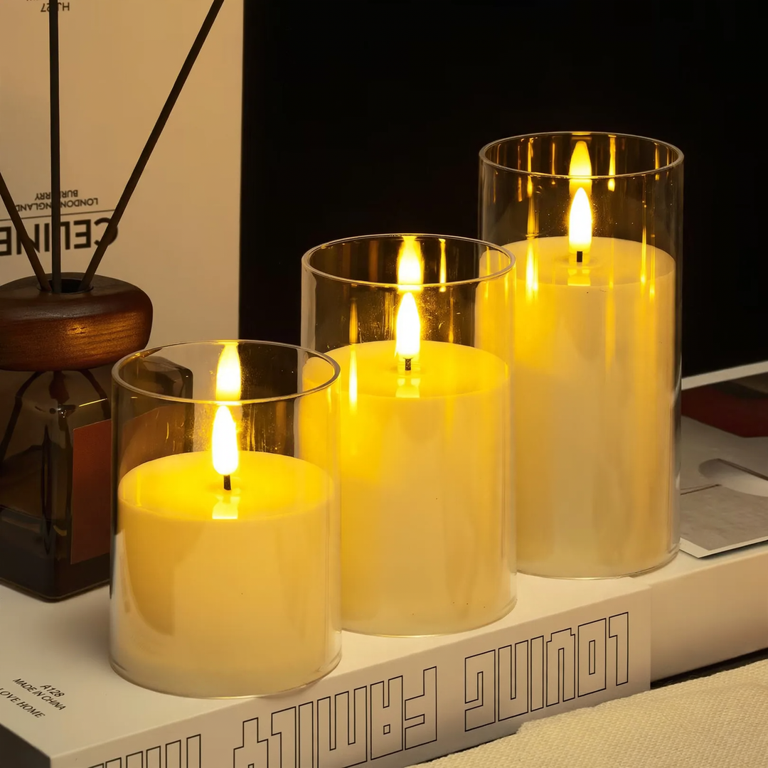 LED-Real Wax-Look Candles, various sets