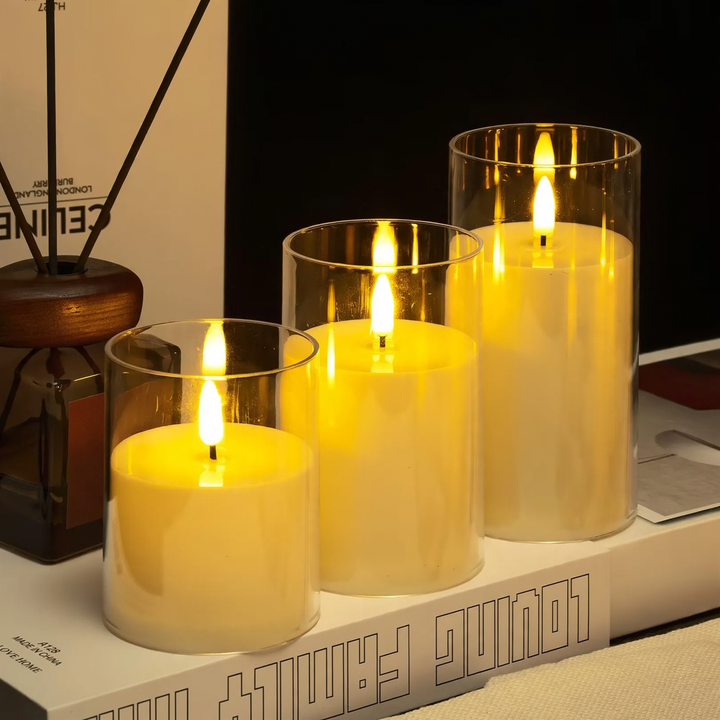 LED-Real Wax-Look Candles, various sets