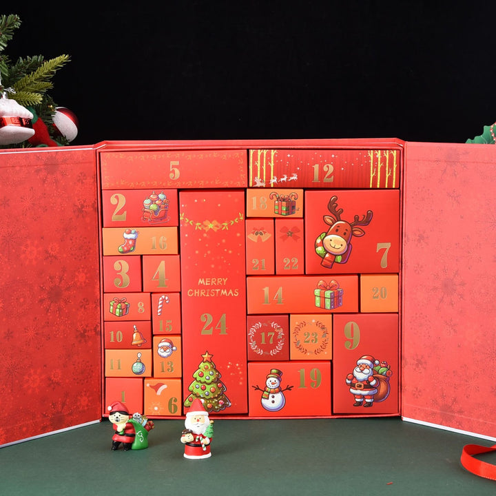 Christmas Advent Calendar Box, 33x30x8 cm