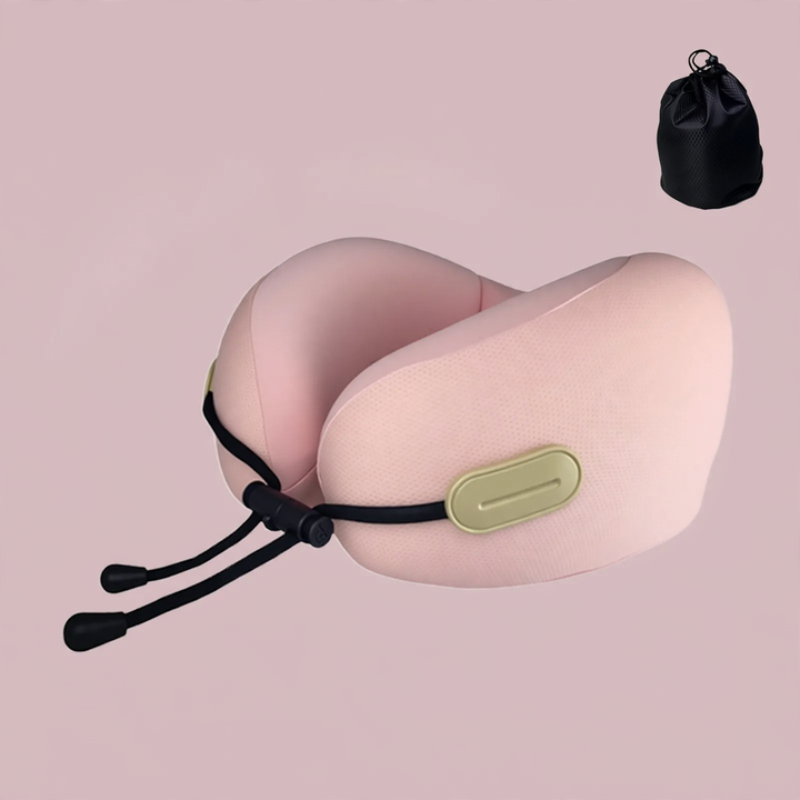 U-shaped neck pillow with memory foam