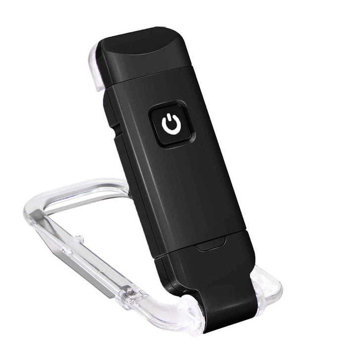 Compact USB Clip Light for Books, foldable