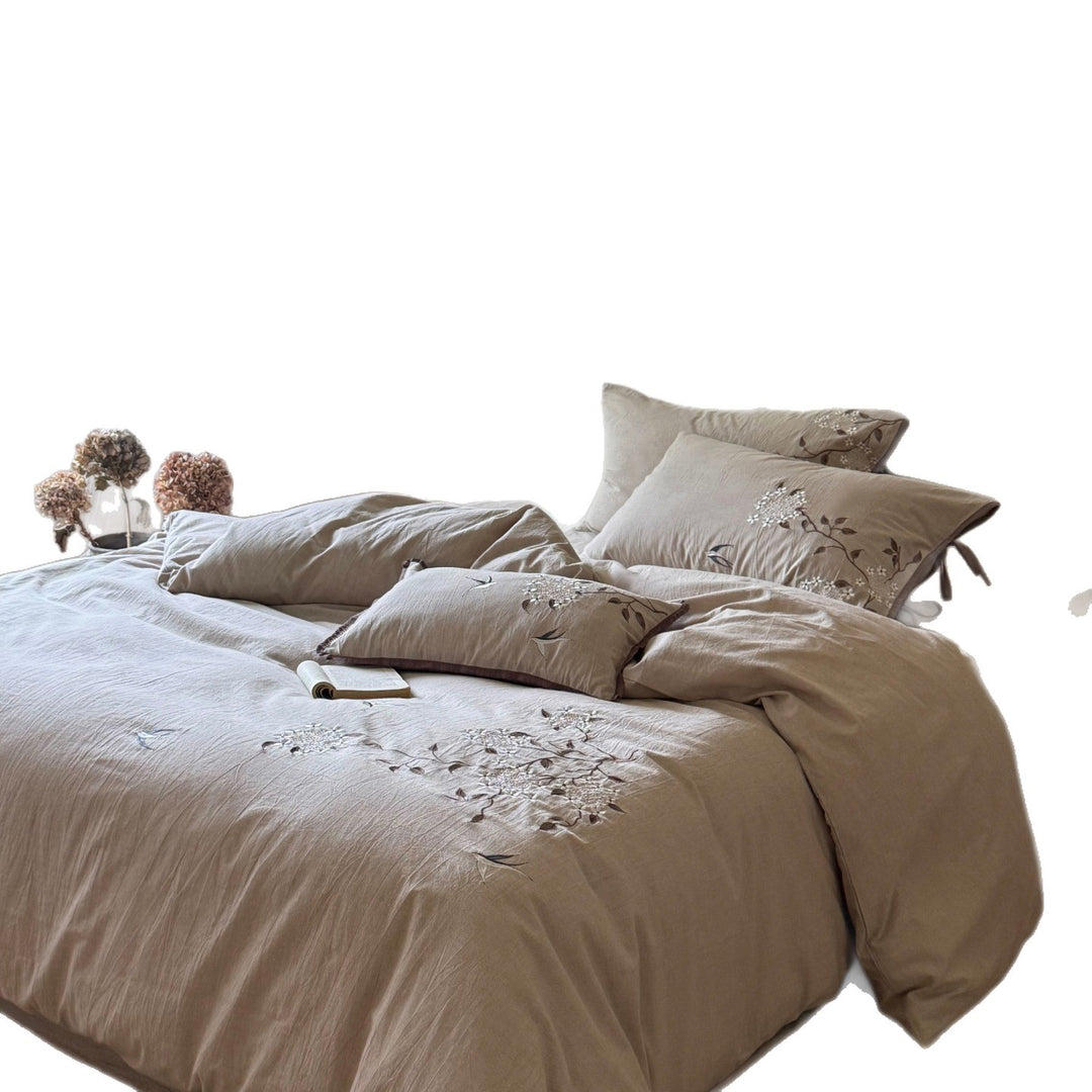 High-quality bedding set made of cotton-linen blend