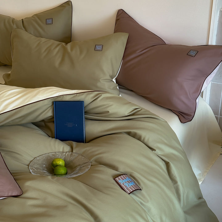 Cotton bedding set, brushed, Ins style
