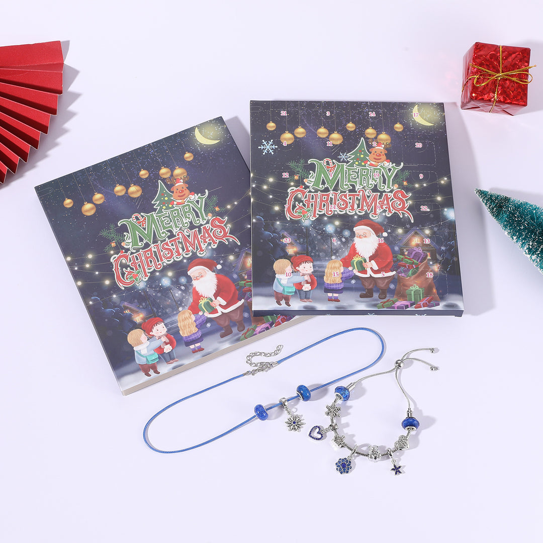 Christmas Advent Calendar with DIY Bracelet Set