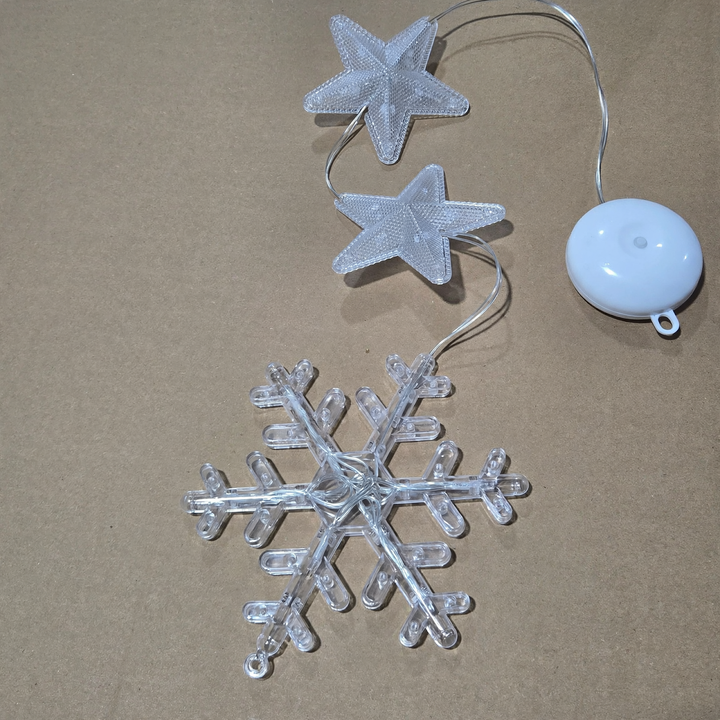 LED Suction Cup Light String for Window Decoration