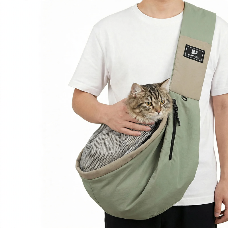 Foldable waterproof pet carrier, nylon