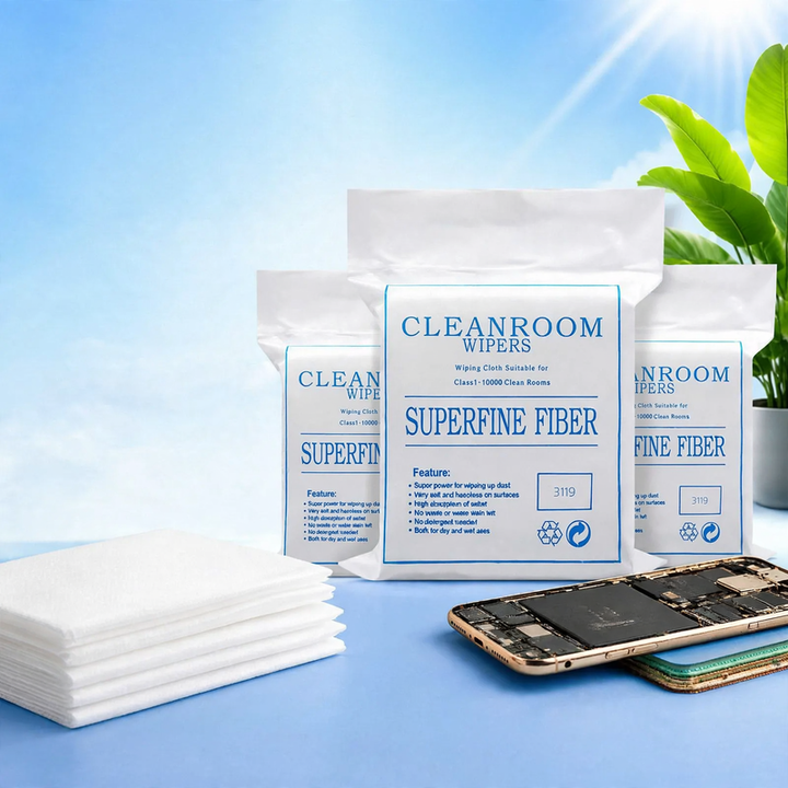 Microfiber cleaning cloths 9×9 cm, lint-free