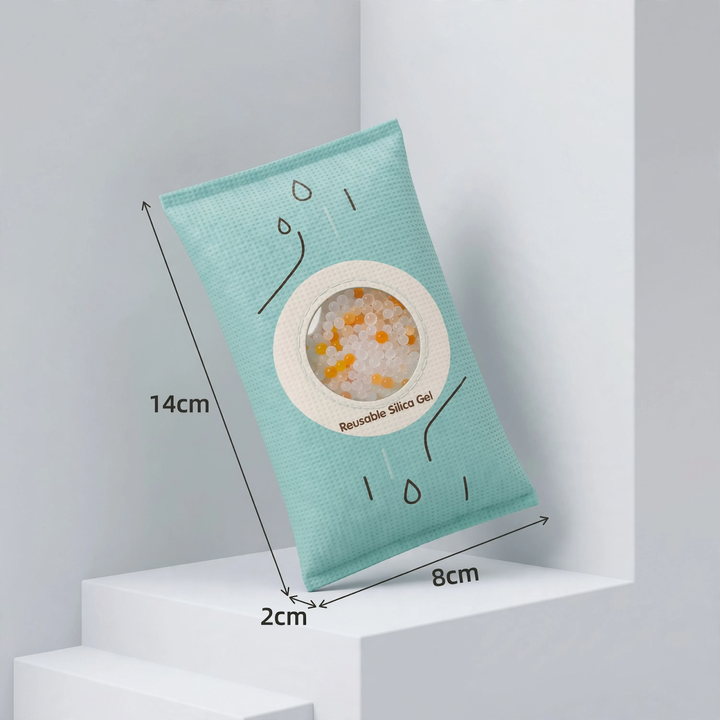 Smart silicone desiccant with viewing window