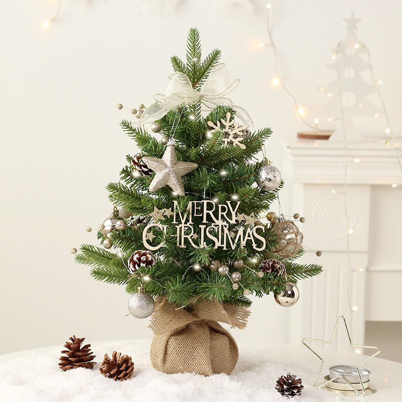 Mini Christmas Tree Set with Music Box Base, 50 cm
