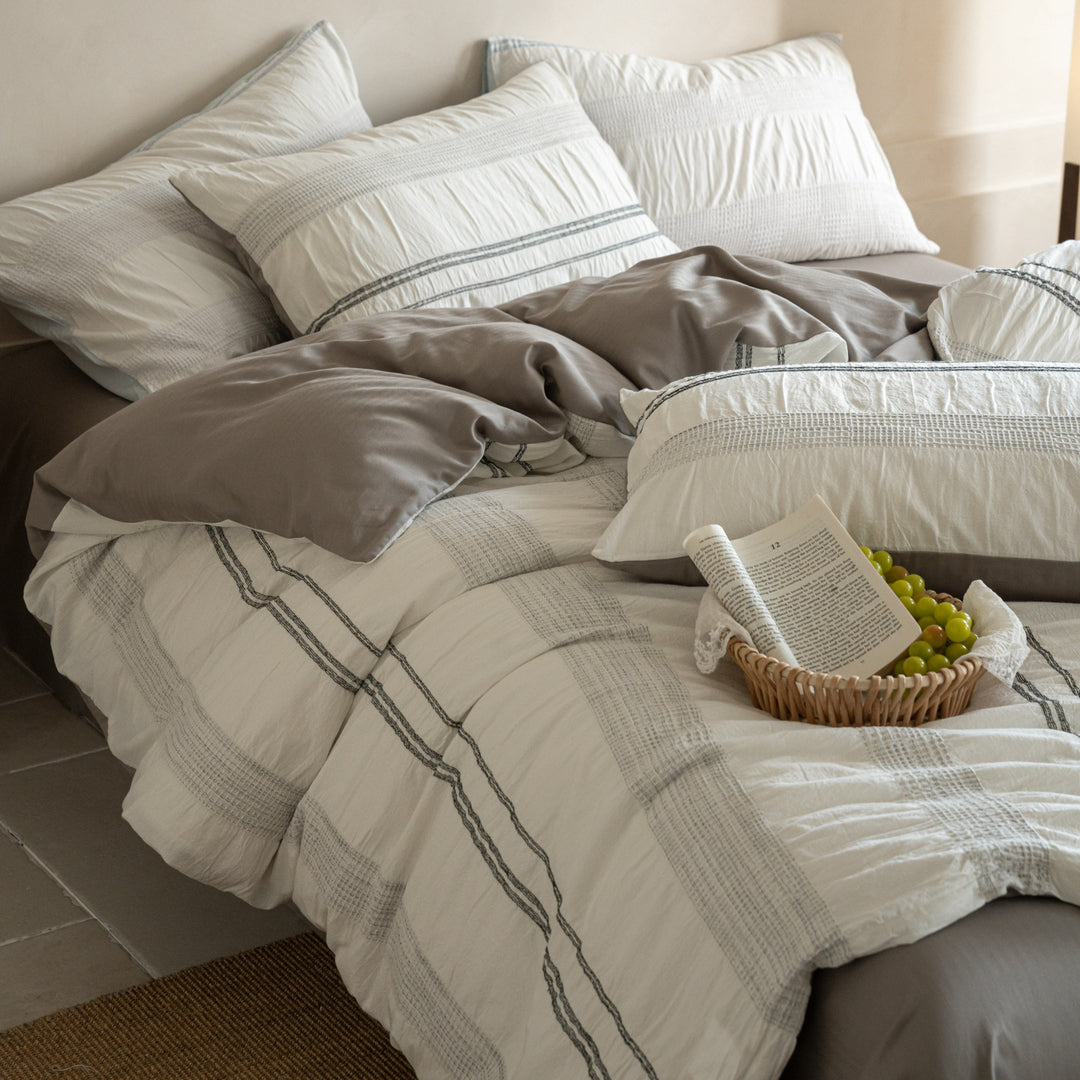 Cotton bedding set, A-class, dyeing technique, 4-piece