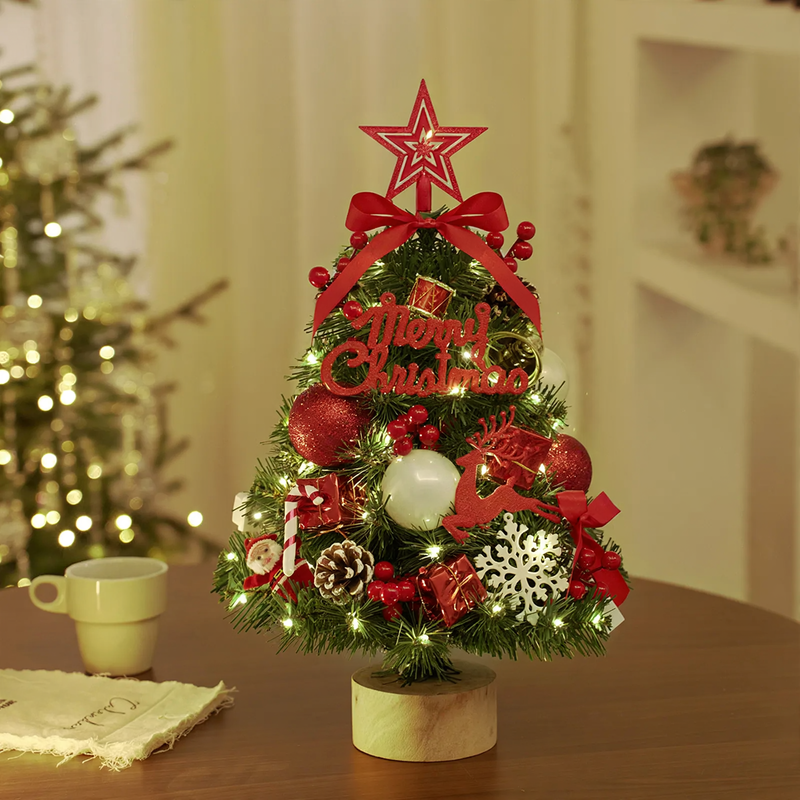 Mini Christmas Tree Set for the Table, 60 cm
