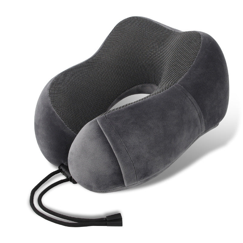 Travel Neck Pillow U-Shape Memory Foam with Storage