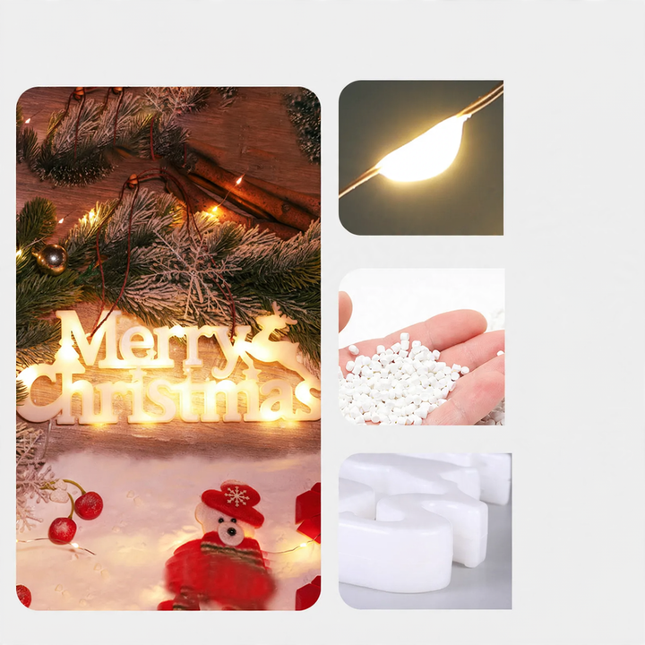 LED Christmas light sign for festive decoration