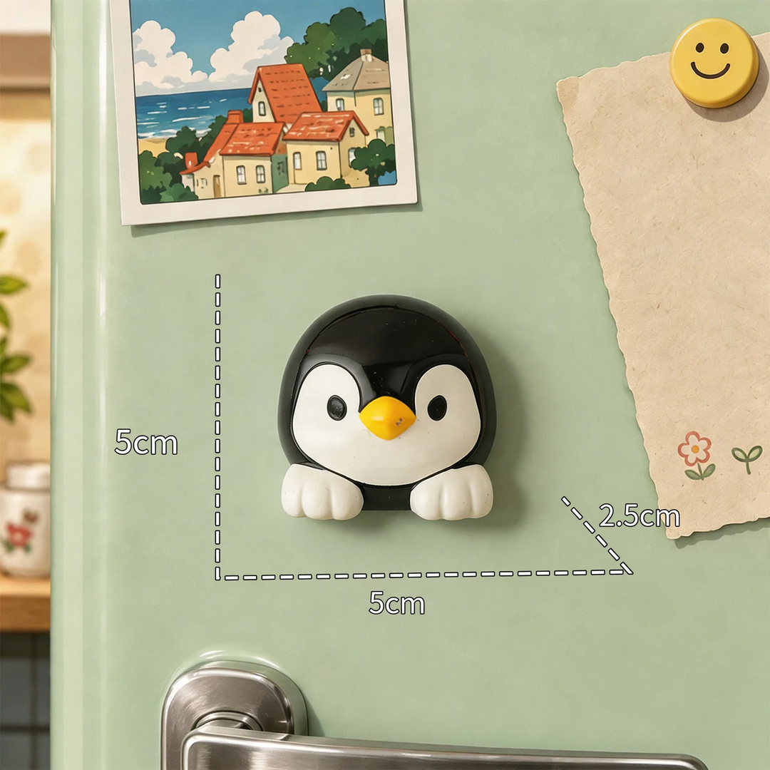 3D-tier magnets made of resin, cute designs