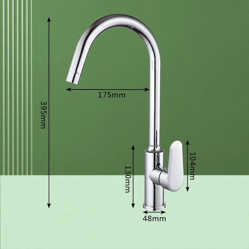 Stainless Steel Kitchen Faucet with Ceramic Valve