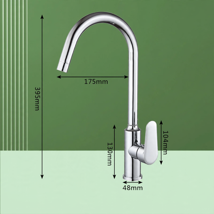 Stainless Steel Kitchen Faucet with Ceramic Valve