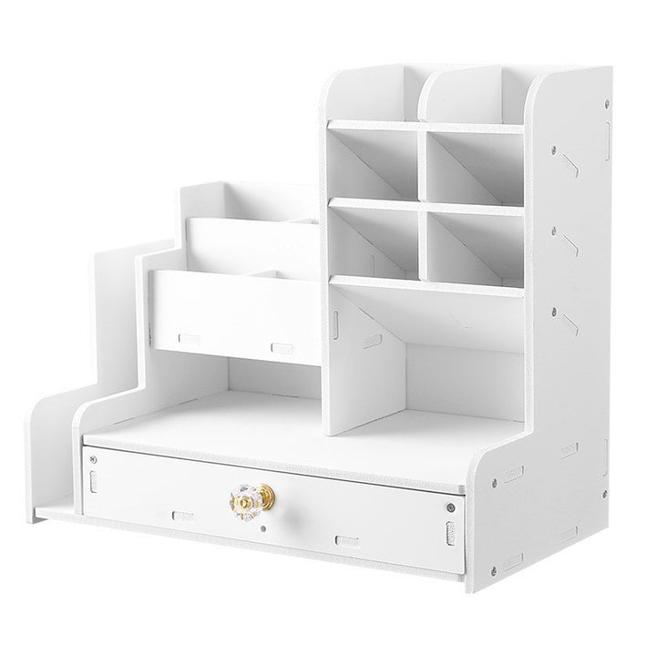 Corner shelf made of dense plywood, multi-layered