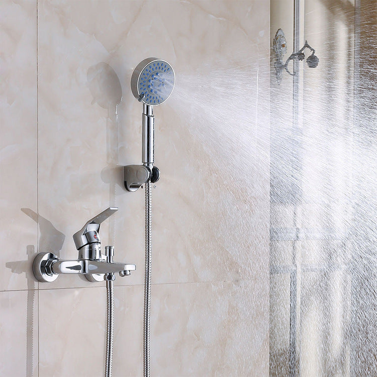 Shower mixer, three-piece