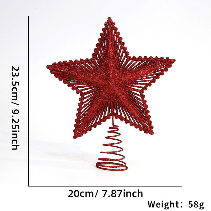 Christmas tree top star, 3D design