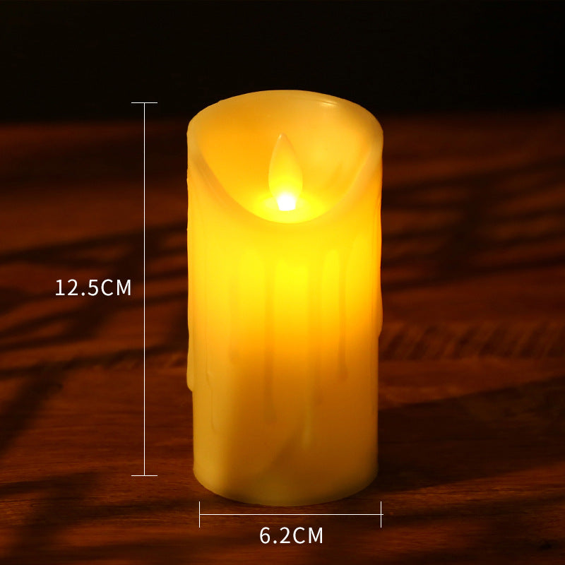 LED Real Wax Look Candles with Flicker Effect