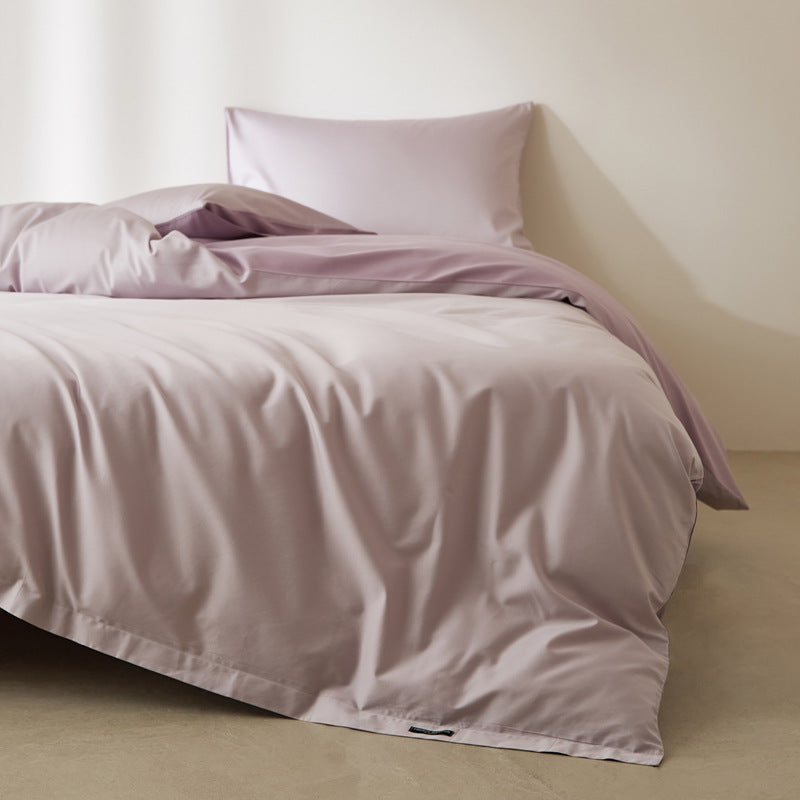 Long staple cotton duvet cover, single piece