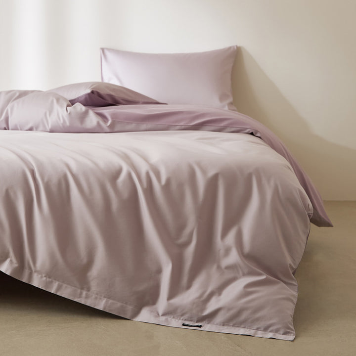 Long staple cotton duvet cover, single piece
