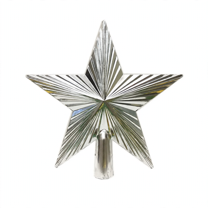Christmas tree star, sun design, plastic