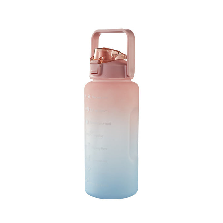 Sports bottle with time scale, 2000 ml, PC