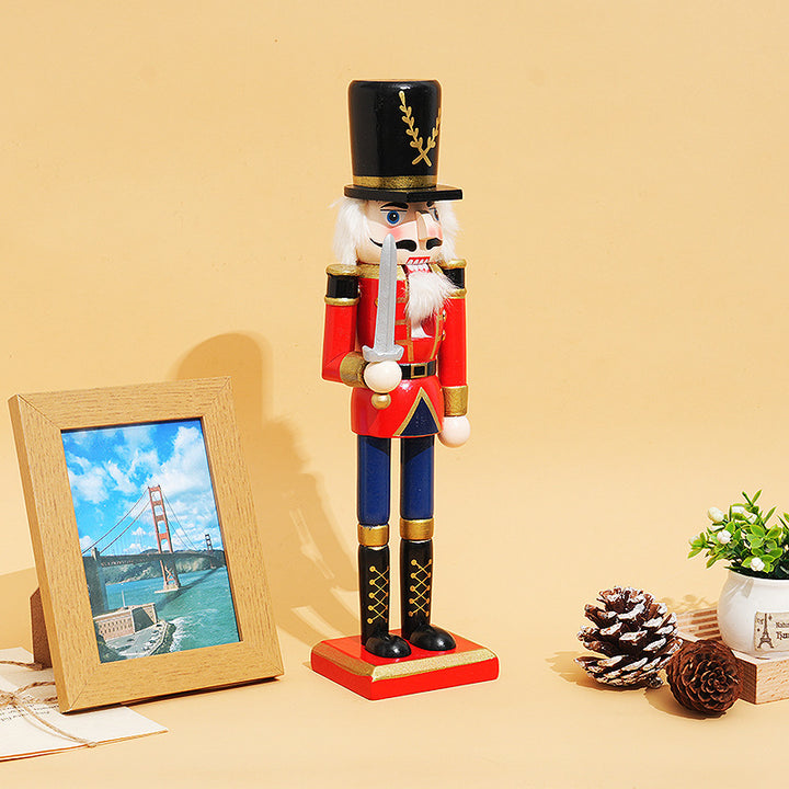 Nutcracker figure made of wood, 30 cm, Christmas decoration