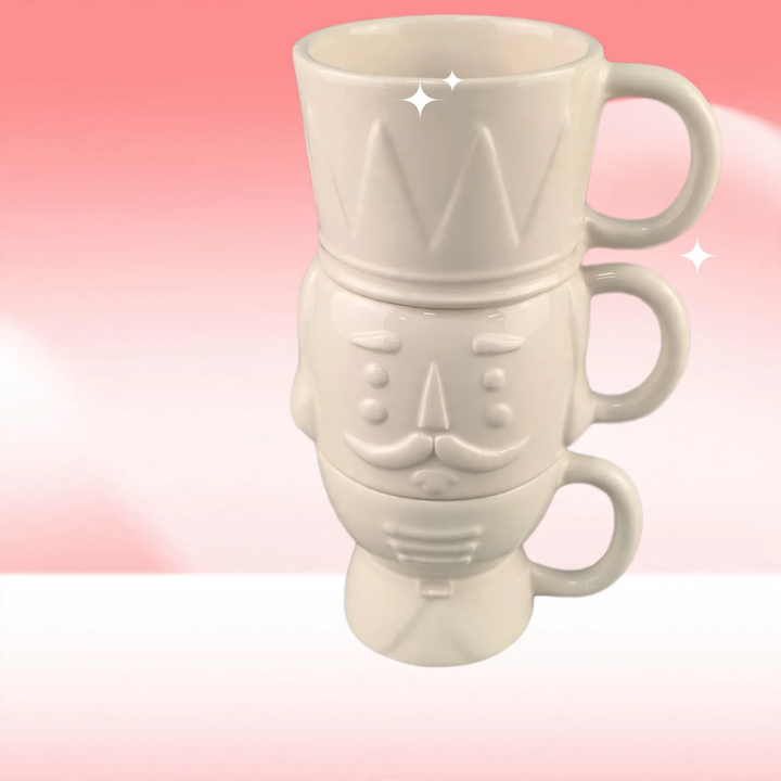 Ceramic mug with nutcracker motif, 420 ml